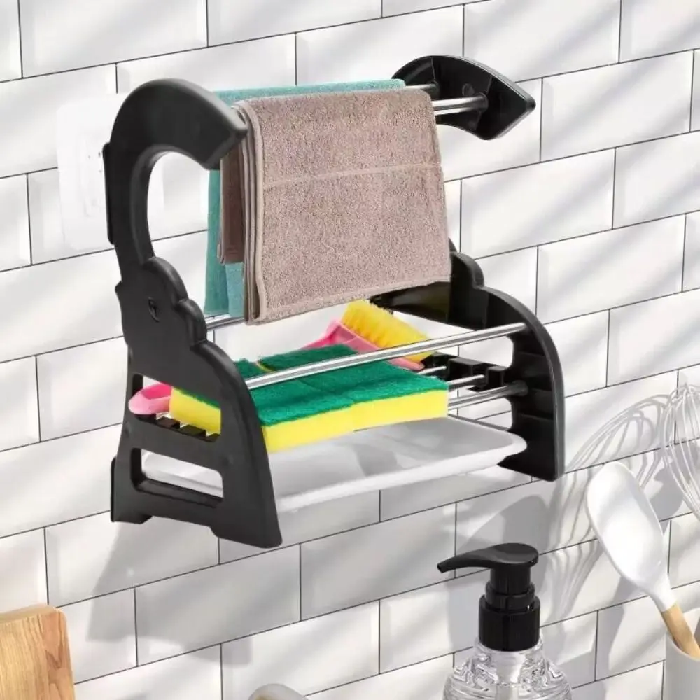 

Твердая структура, держатель для губки, прочная сушилка из нержавеющей стали, прочная нержавеющая сушилка для посуды, бытовая