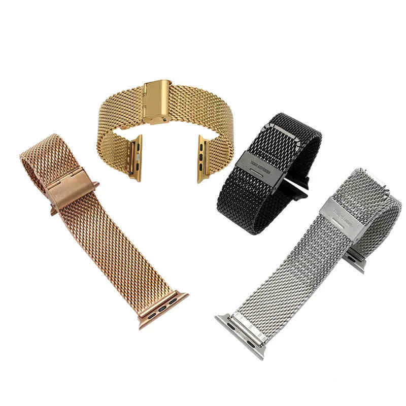 Apple Watch Strap Metal Milanese 3 4 Generation 38mm40mm4 2mm 44mm Stainless Steel Watchband