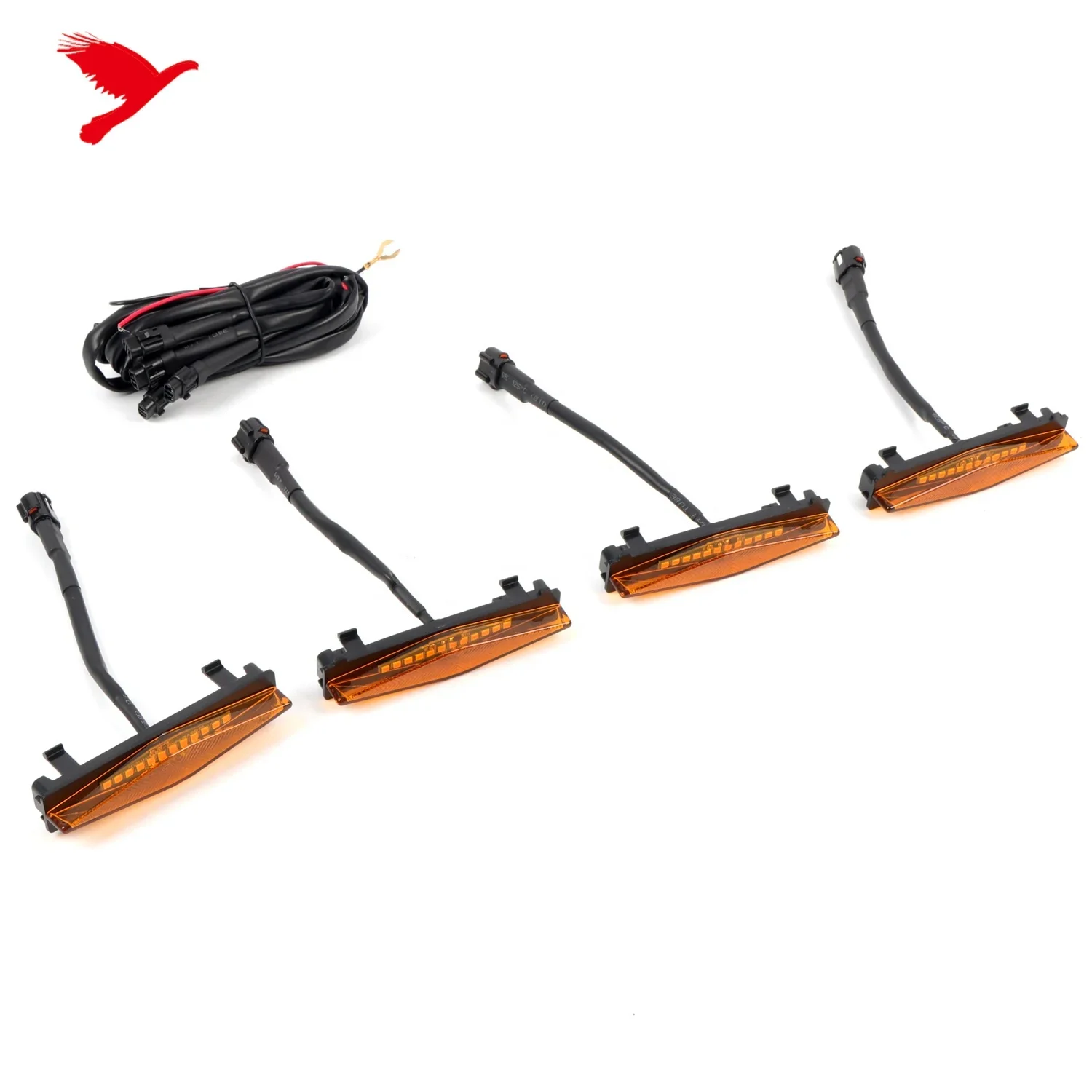 

For Toyota 4Runner 2020-2024 Car Accessories Center Grille Raptor Light LED Light Decor 1 Set