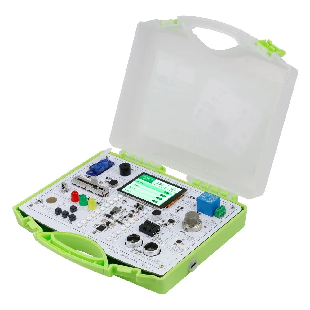 Hot Sale Elecrow Pico 2 All-in-one Starter STEM Kit with 17 Sensors and 21 Lessons Pico 2 Starter Kit as child Xmas gift