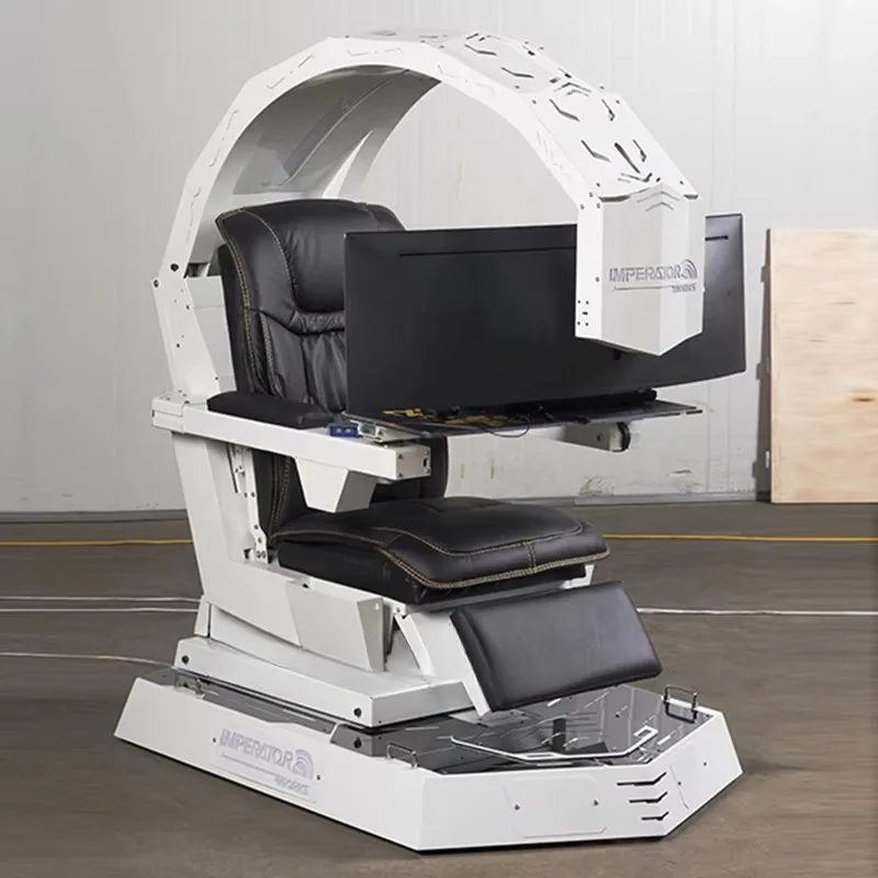 KSM-GC4 Luxury Massage RGB Gaming Chair Gamer White Gaming rgb Light Sillas Gaming Chair and Office Workstation Computer Station