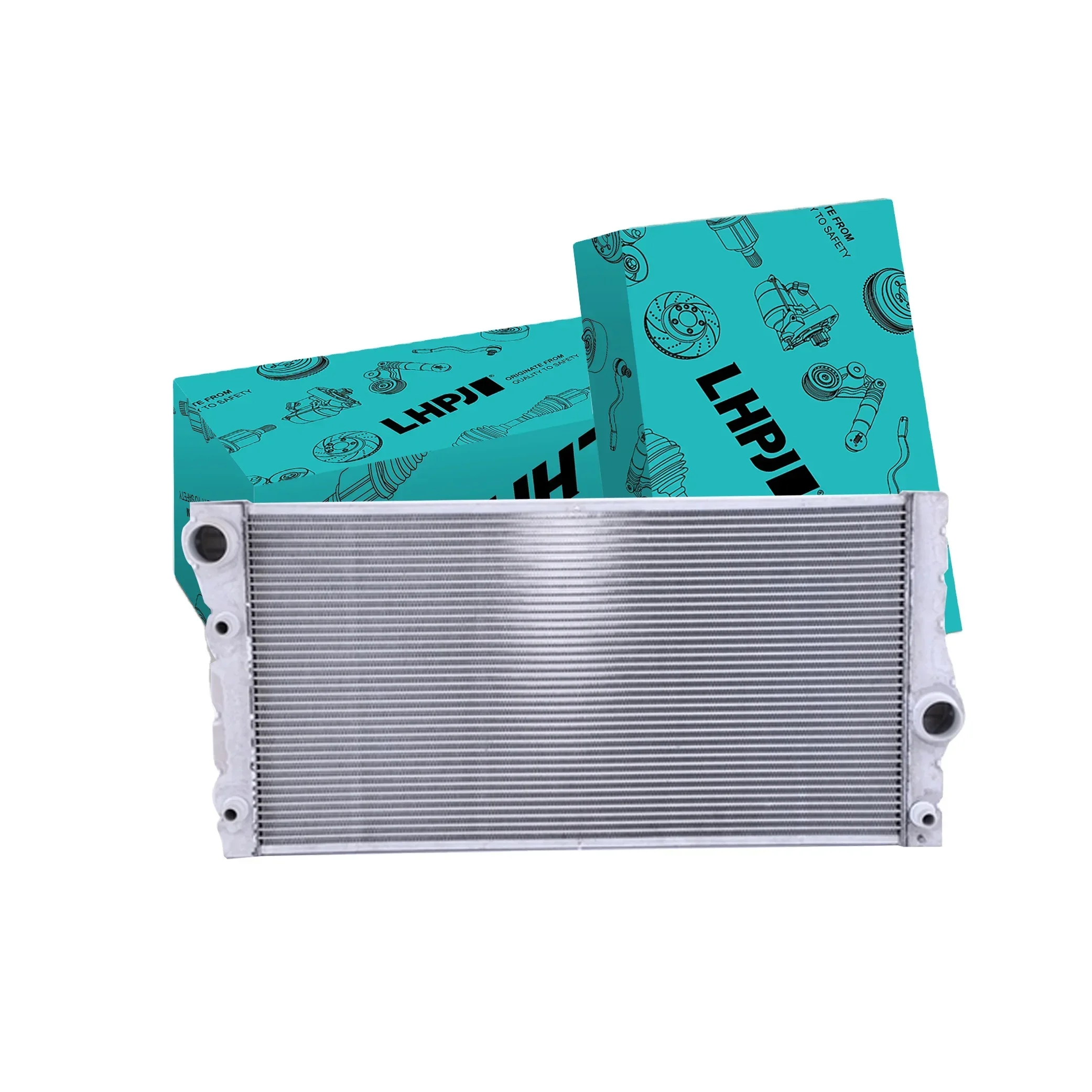 Radiatore del sistema di raffreddamento dei ricambi auto LHPJ 17117570096 17118615426 17117562586 OE 1711 7570 096 per radiatore del liquido di raffreddamento F02