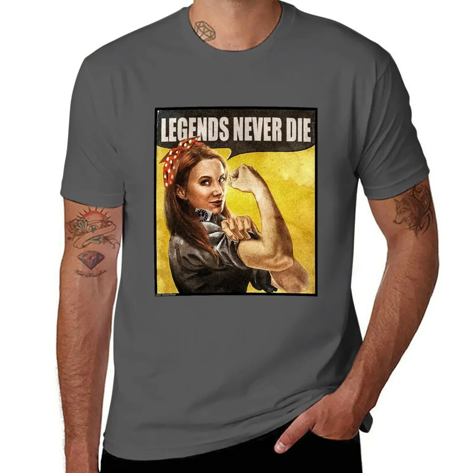 Mara the Fighter - Legends Never Die T-Shirt plus sizes customizeds workout shirts for men