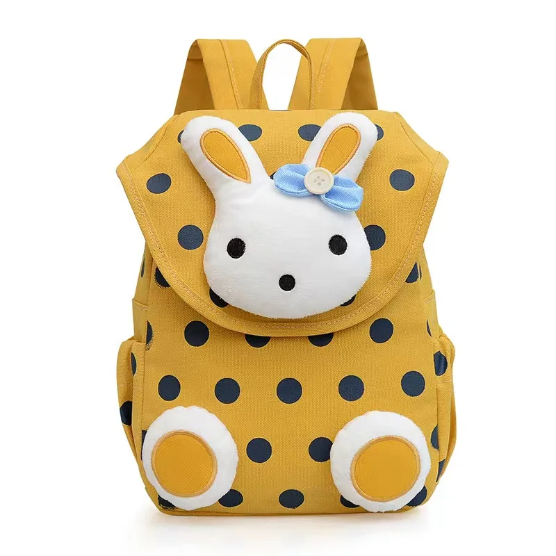 Children\'s Stuff Multi-Color Cute Rabbit Style Backpack Kids School Bag Fashion Kindergarten Girls Easter Bag Mochila