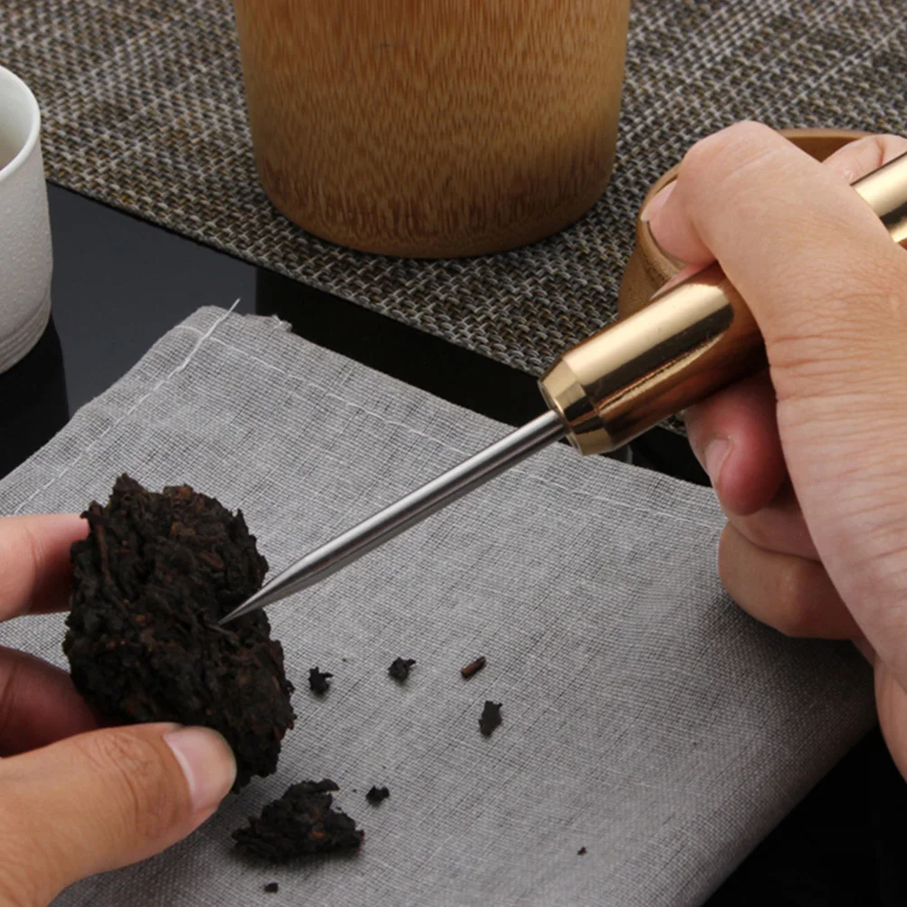 

1Pcs Stainless Steel Puer Tea Needle Screw Portable Tool for Tea Cake Knives Teaware Accessory Stainless Steel Teaware