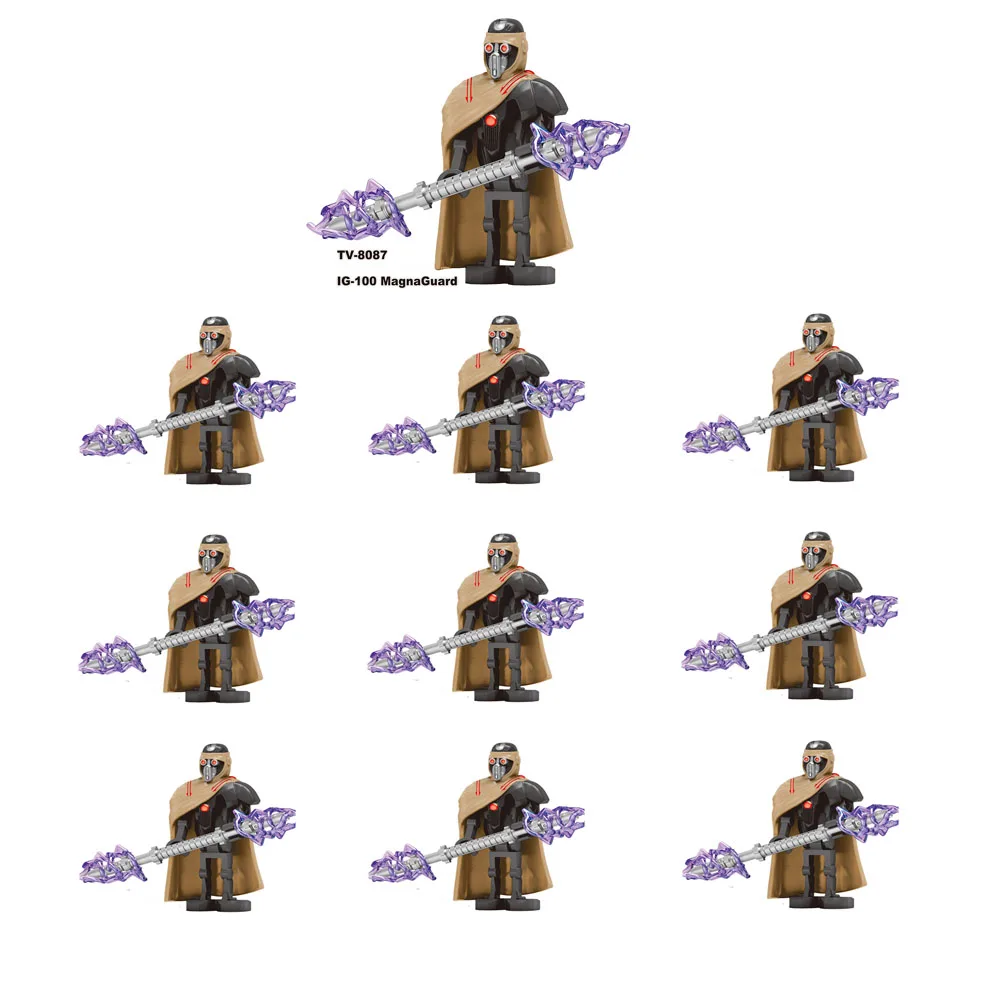 10pcs/set building Blocks Clone trooper Battle Droid Troopers mini action toy doll assembly toy 501st Legion General Grievous