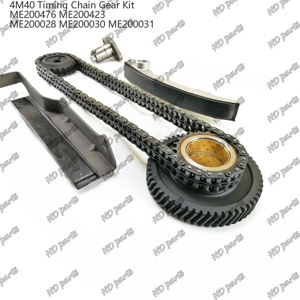 

Ремкомплект деталей дизельного двигателя 4M40, комплект шестерен цепи ГРМ ME200476 ME200423 ME200028 ME200030 ME200031