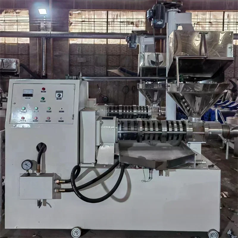 Large capacity oil press soyabean  Olive Oil Press Machine Commercial Cold and Hot Press Soybean Groundnut