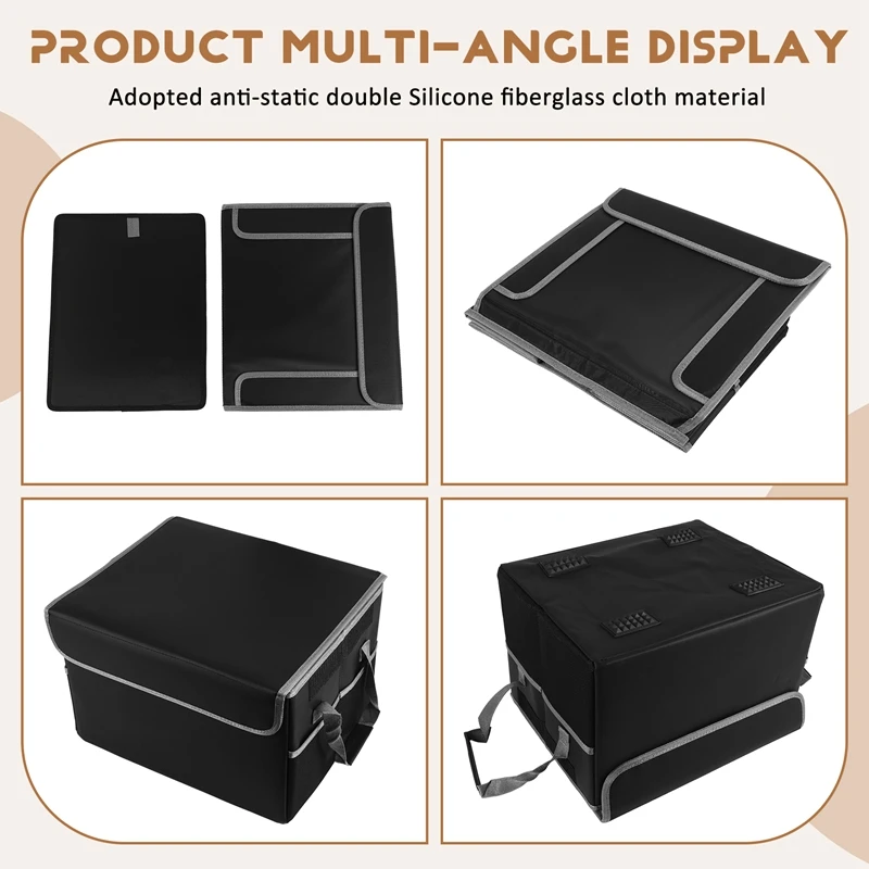 Огнестойкий ящик для файлов, ящик для хранения файлов, огнестойкий шкаф для хранения файлов с замком, портативный офисный ящик, для папок для писем/лагов