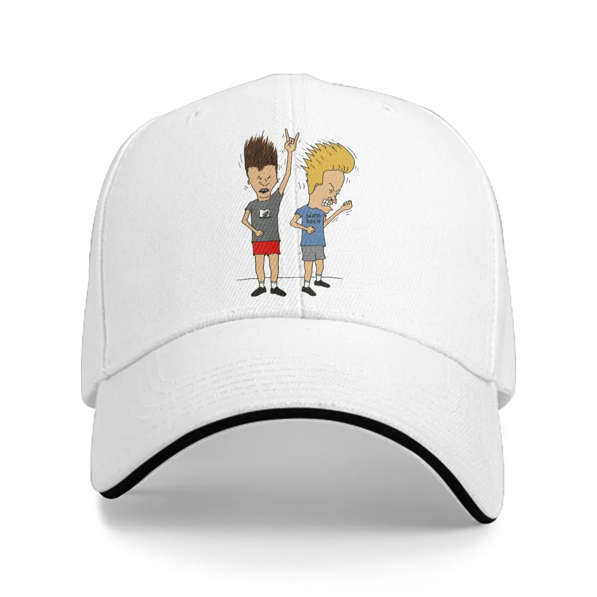 Beavis and Butthead Funny Sarcastic Cartoon Rock Baseball Cap Men Hats Visor Protection Snapback  Gifts Caps