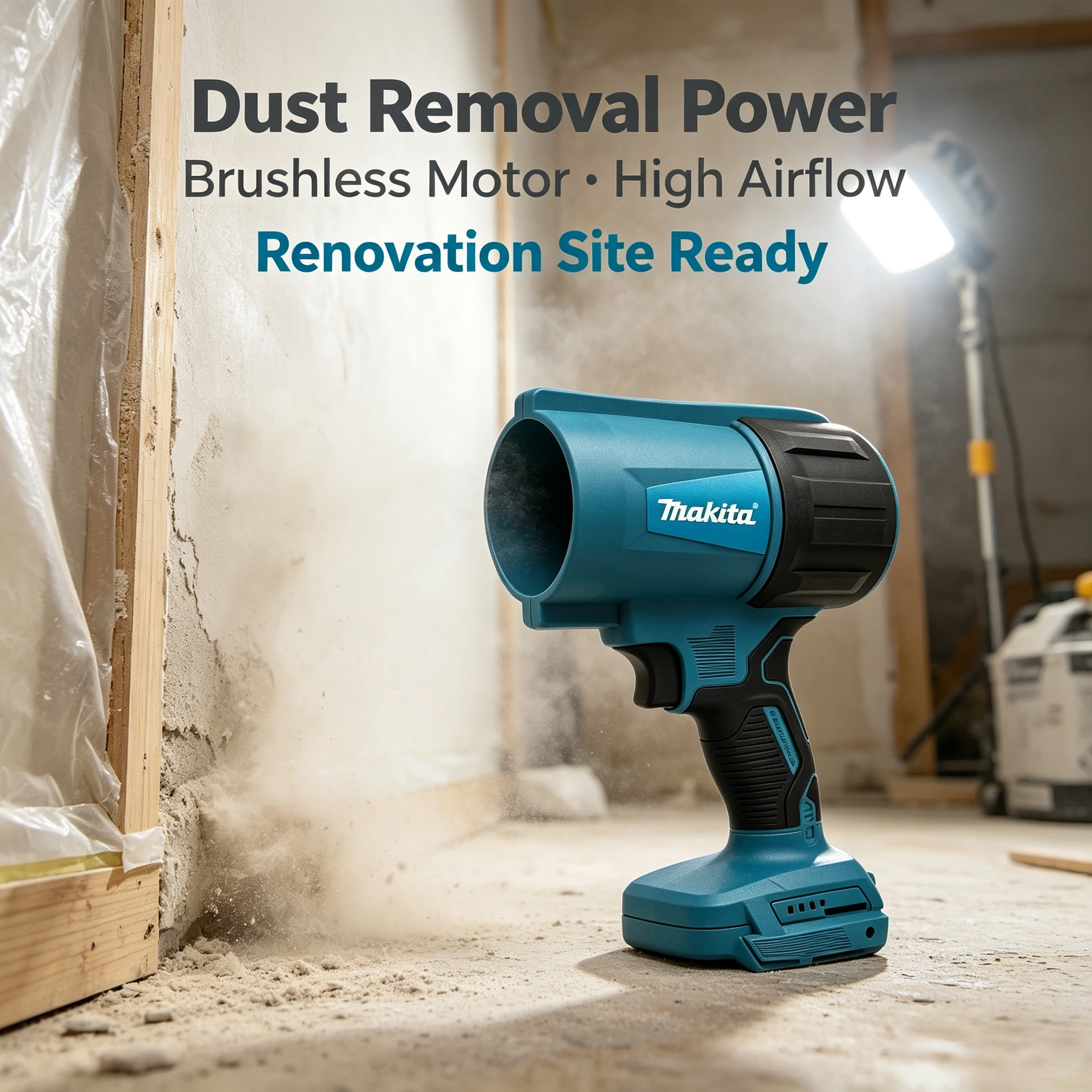 Makita 18V LXT 30000RPM Cordless Blower, Rechargeable Electric Air Duster Power Tool (Bare Unit)