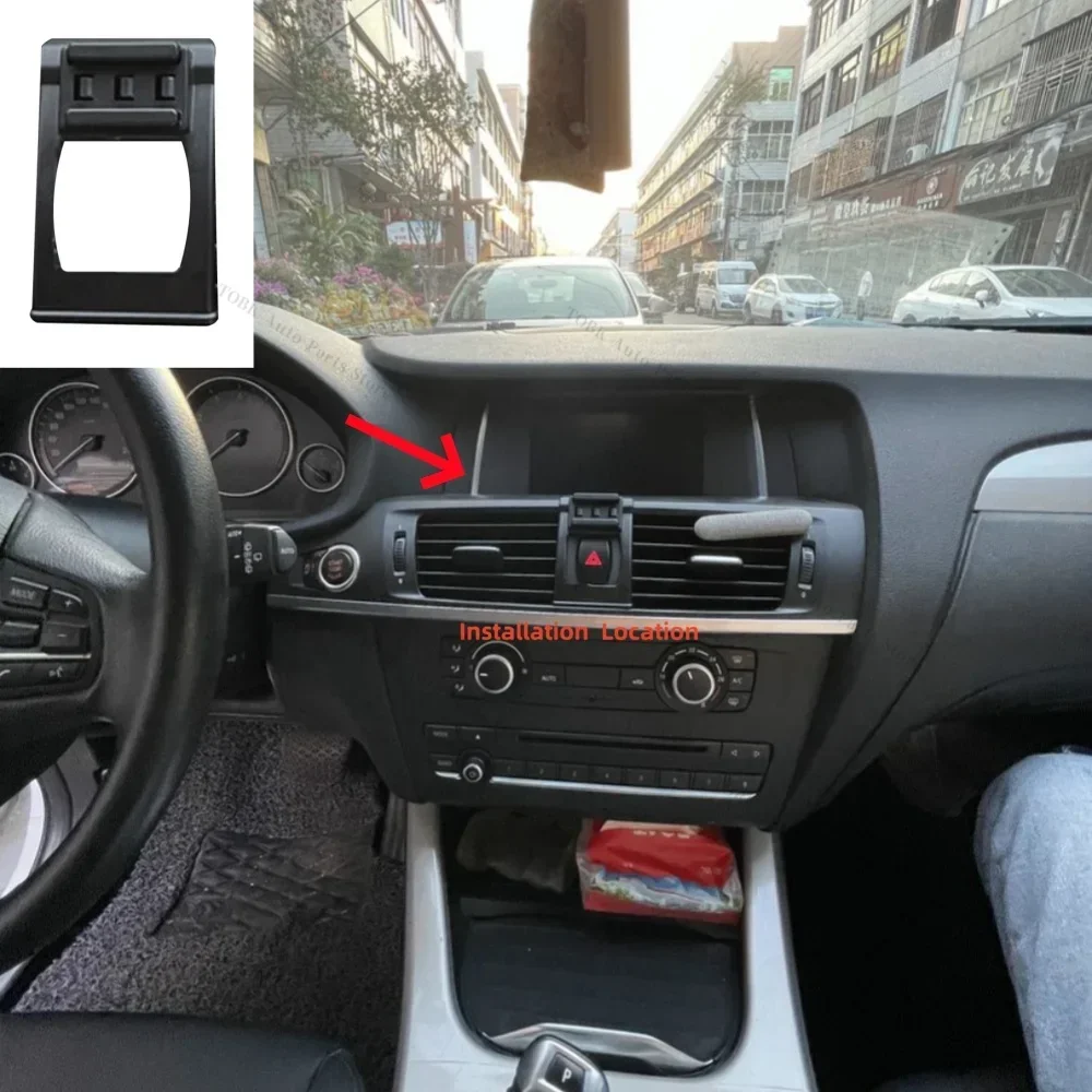 Magnetic Car Phone Holder For BMW X3 F25 2011-2016 15W Wireless Charging Special Fixed Bracket Base MagSafe Mount