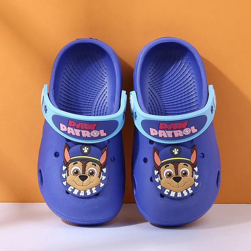 Original Paw Patrol Cartoon Sandals Children Creative Comfortable Slippers Summer Lovely Outdoor Hole Shoes Non-slip Kids Gift