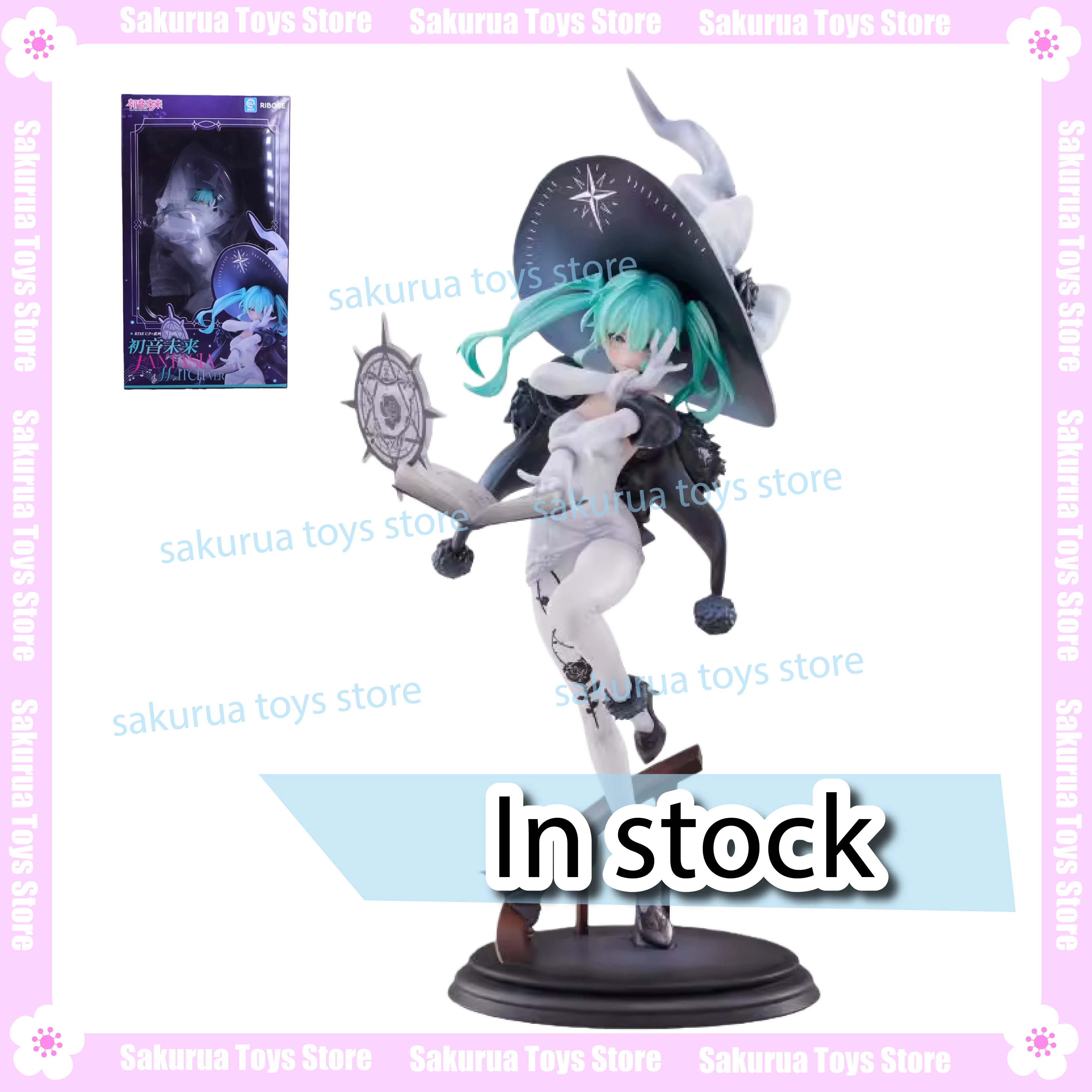 

In Stock RIBOSE RISE UP Miku Magical Hatsune Fantasia Witch Figure Scenery Peripheral Action Figure Collection Gift