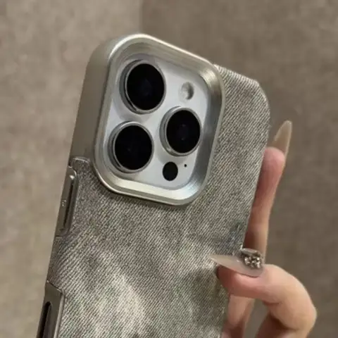 Retro Vintage Cowboy Fabric Case for iPhone 17 Air 16 15 14 13 12 Pro Max 11 Plus Luxury Jeans Soft Bumper Armor Phone Cover