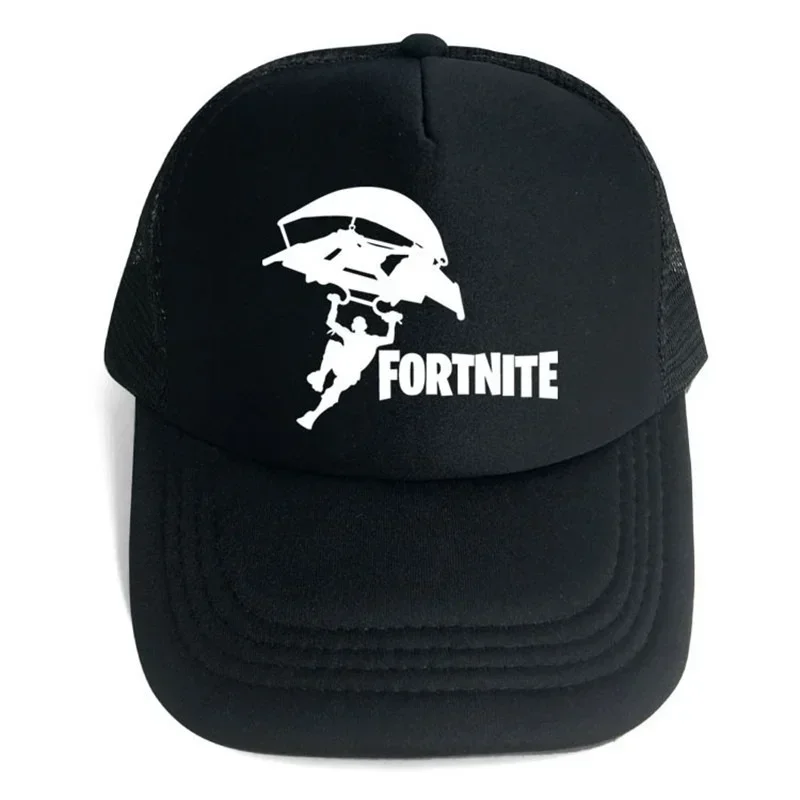 Fortnite Baseball Caps Game Peripheral Man Hats Summer Breathable Mesh Fashion Cap Anime Figure Hats Unisex Streetwear