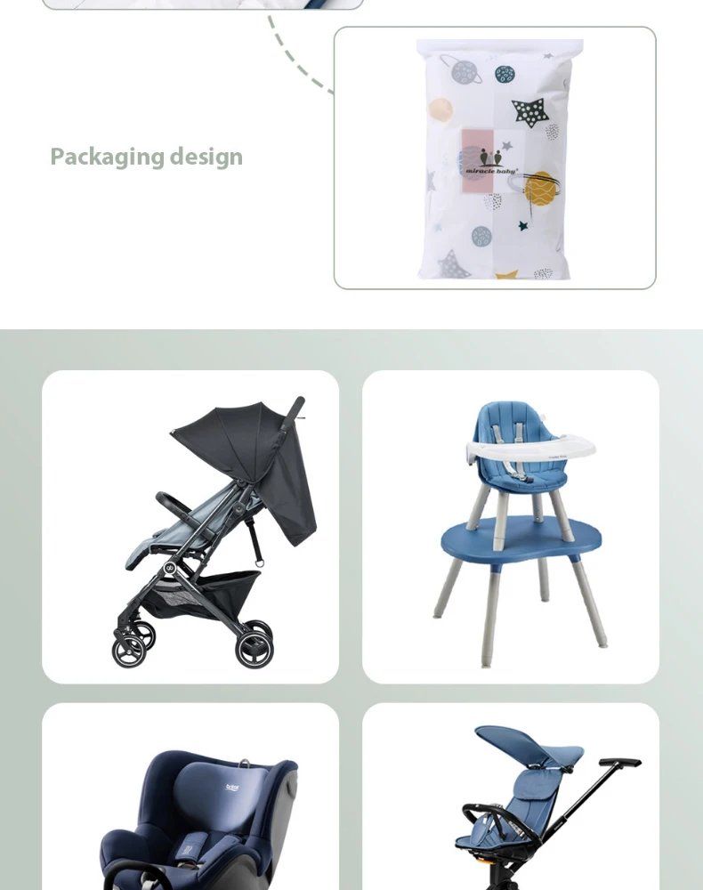 Komfortable Baumwolle Baby Kinderwagen Pad Vier Jahreszeiten Allgemeine Weiche Sitzkissen Kind Warenkorb Sitz Matte Kinder Kinderwagen Kissen Für 0-27M – Detail 14