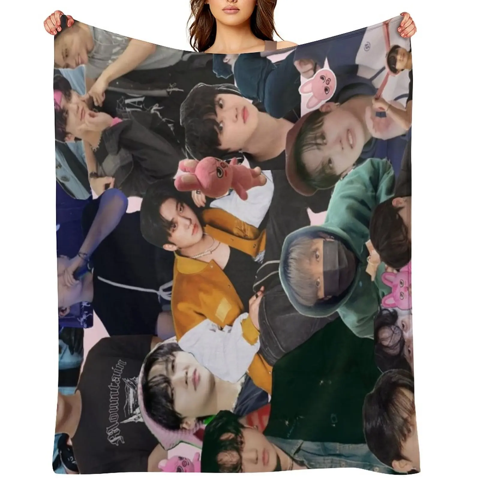 

K-Boyz Throw Blanket Beach Custom warm for winter Tourist Blankets