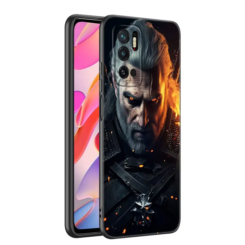 Hot Game W-witchers Black Silicone Phone Case For Xiaomi Mi 9 SE 8 10T 11 12 13 Lite 9T 11T 12S 12T 13T 14 Pro 5G NE 11i 12X