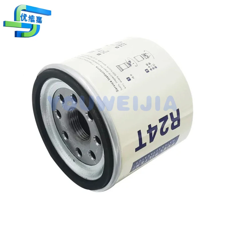 R24T oil-water separator filter element is suitable for small diesel engines of speedboats, oil ships, and marine filters.