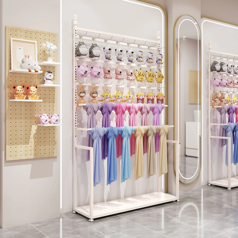Scarf display stand, silk scarf, hat display stand, curtain elevator sample, exhibition stand, plush doll display stand