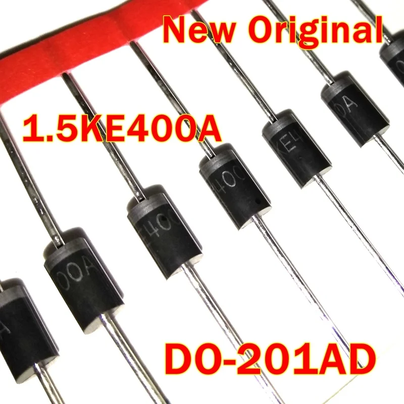 10Pcs to 1000Pcs 1.5Ke400A Do-201Ad New Original 1500W Plug-In Tvs Transient Suppression Diode Do-201Ad 400V