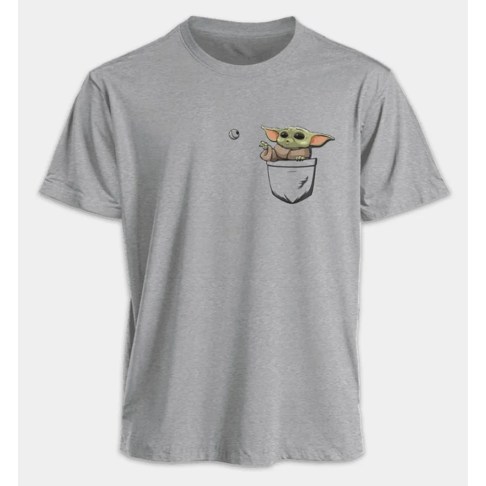 2025 Star Wars Perifere bedrukte katoenen korte mouw Amerikaanse heren en dames zomer losse dagelijkse commuter ronde hals T-shirt