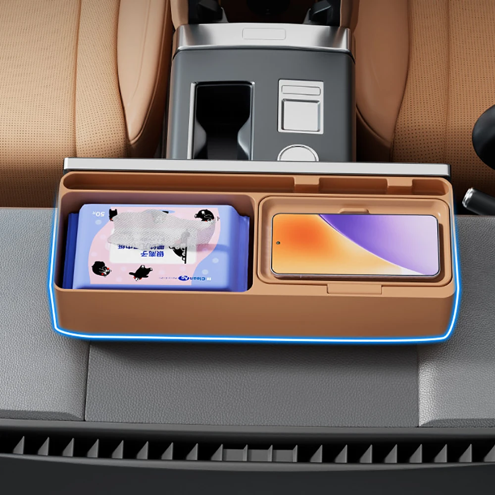 Car Navigation Screen Rear Storage Box For CHERY ICAR V27 2025 2026 Modified Silicone Automotive Interior Storage Accessories - view 6