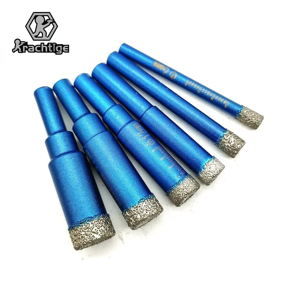 

Diamond Dry Core Welded Saw Anhydrous Glass Drill Bits for Glass Granite Porcelain Tile Marble 5 6 8 10 12 14 16 mm