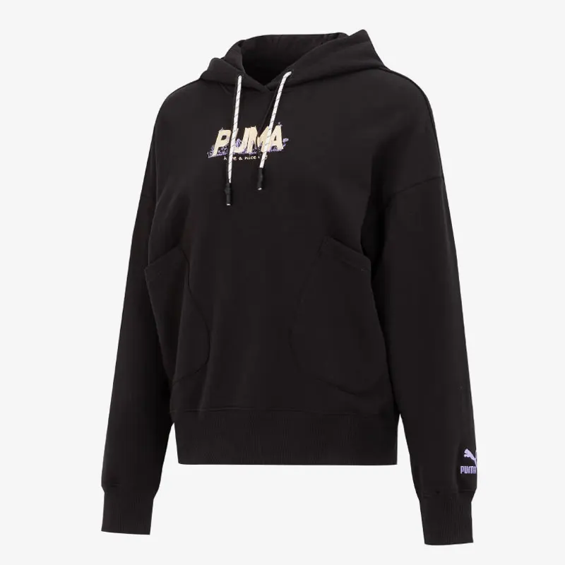 

Puma genuine 2023 new women's sports and leisure hooded sweatshirt 539960-01