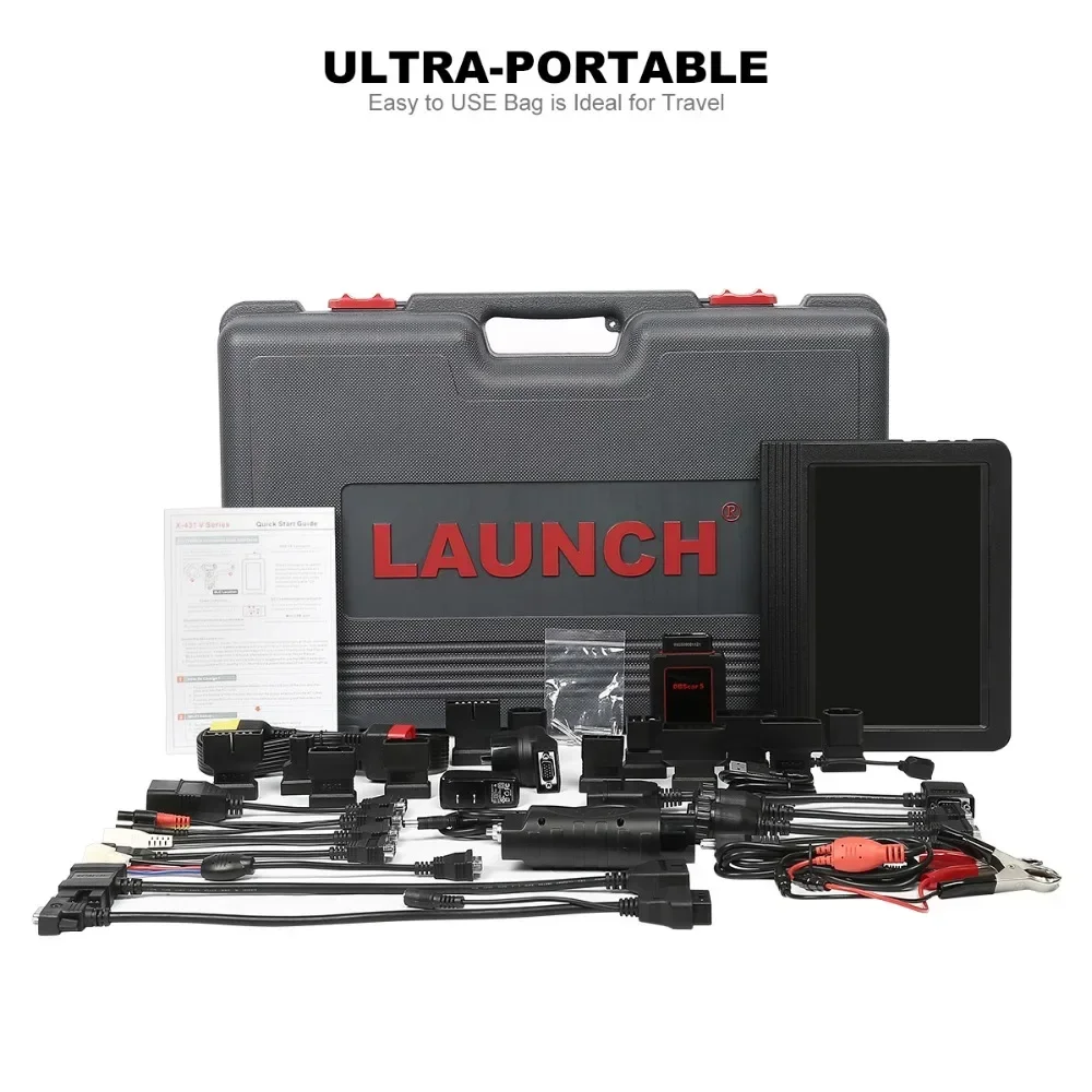 Hot salesLaunch X431 V+ Full System Diagnostic OBD2 Scan Tool Wifi/BT and Complete Accessories Set