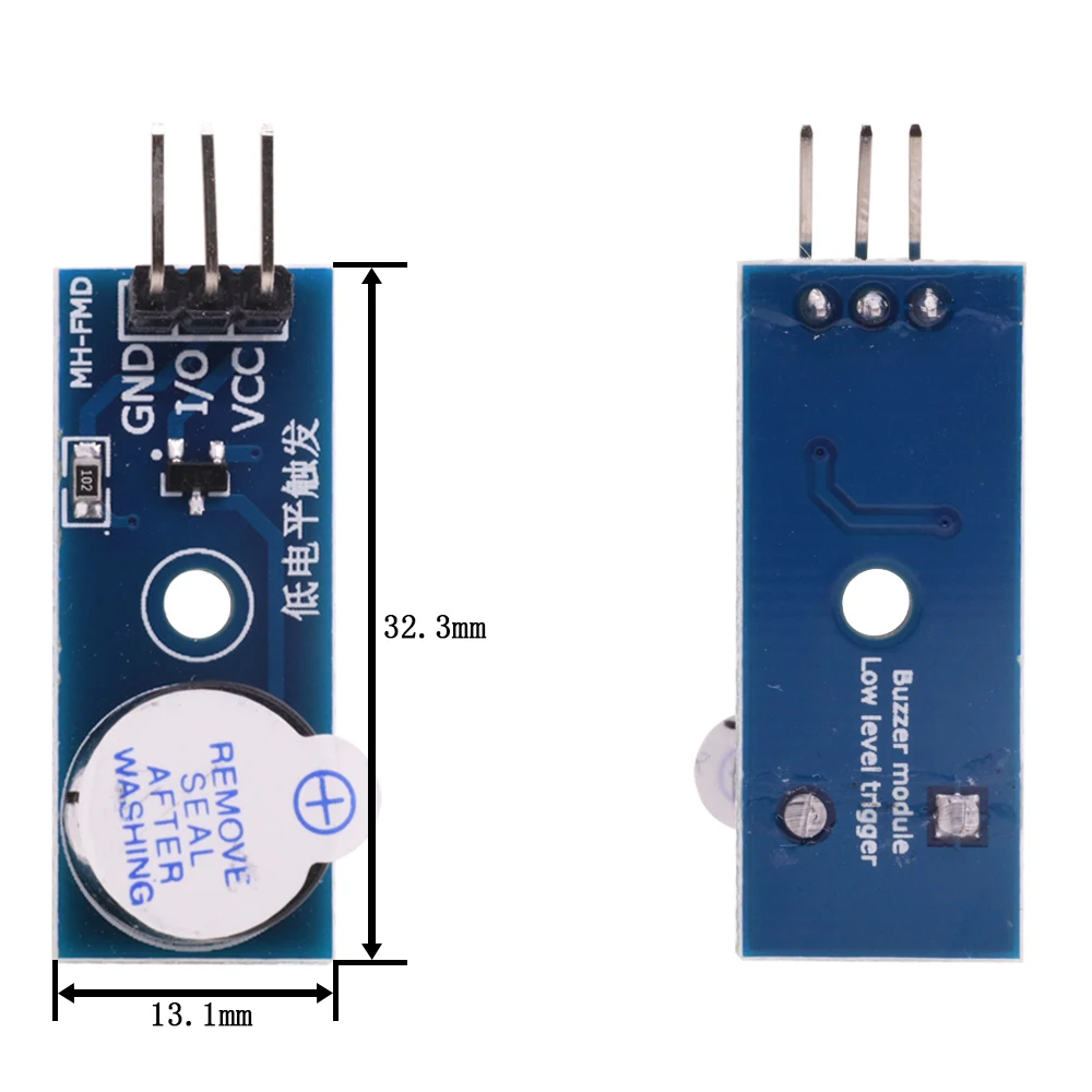 1/5/10PCS Active / Passive Buzzer Module DC 3.3-5V For Arduino Smart Car DIY Kit Low Level Trigger Control Board Sound Sensor