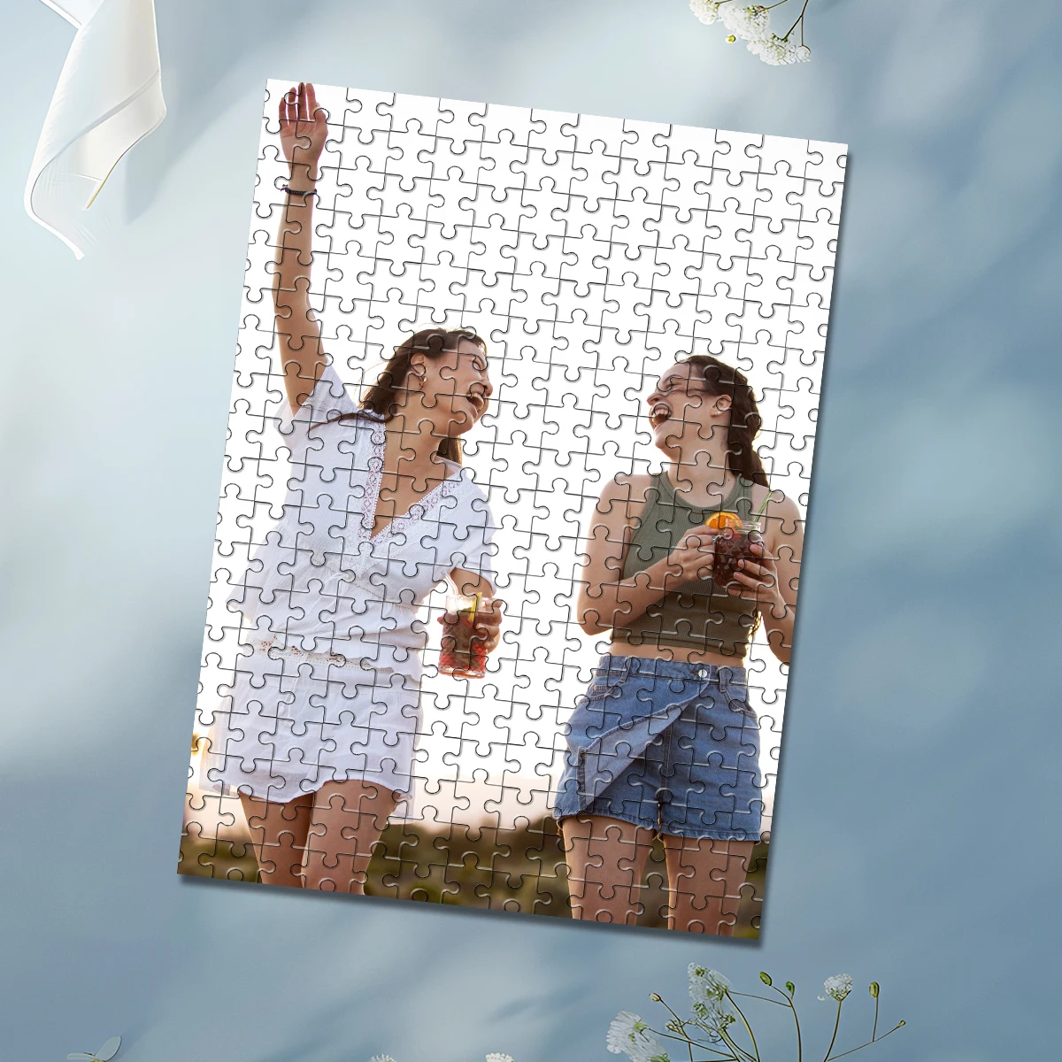 35/300/500/1000pcs Personalized Custom Photo Puzzle photo DIY Photo Puzzle Portrait Handmade Birthday Gift