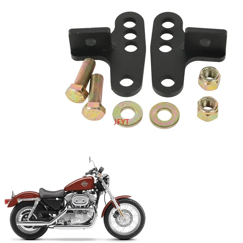 

Для моделей Harley Sportster 883 1200 1988-1999 XL, аксессуары для мотоциклов, 1-3 дюйма, задний регулируемый комплект опускания