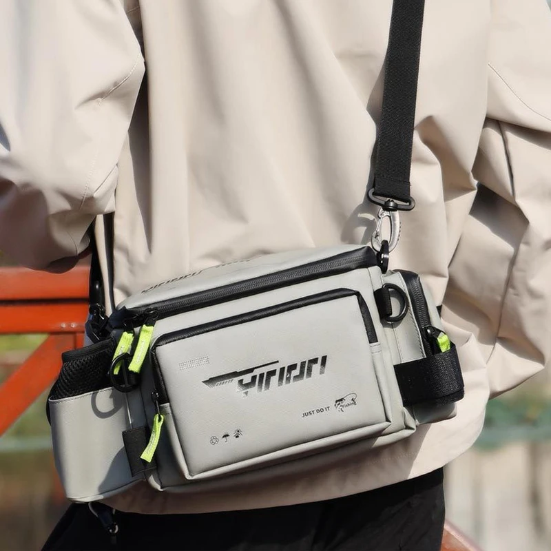 

Lure Rod Bag Multifunctional Waist Bag Fishing Specific Storage Hand-Held Bag Tactical Sling Rod Bag Waterproof Fishing Gear Bag