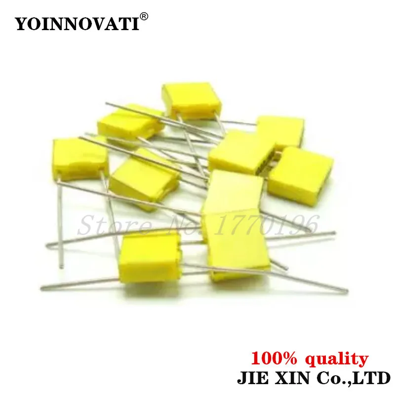 20 sztuk kondensator folii polipropylenowej 100V 154J100 224J100 334J100 474J100 225J100 63V 153J/124J/105J 0.15/0.22/0.33/0.47/1UF/15NF