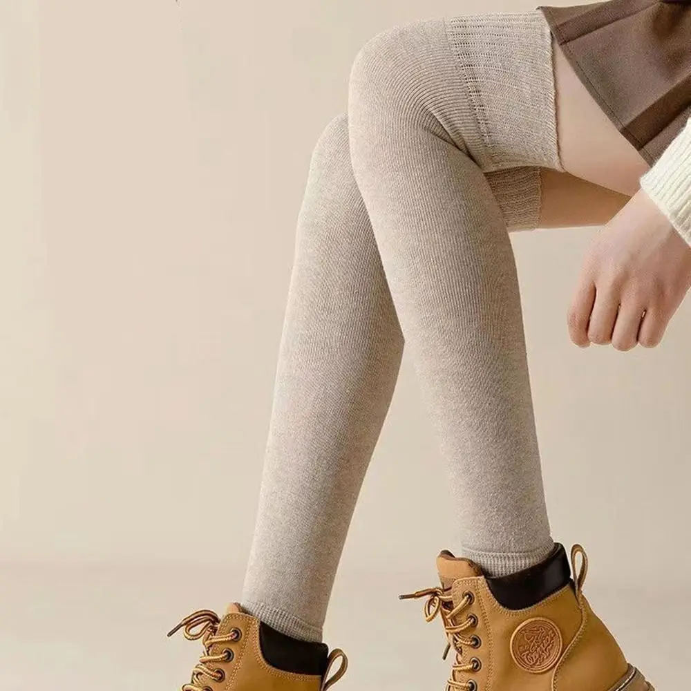 

Sweet Keep Warm Knee Protector Thickened Long Socks Women Leg Warmers Japanese Uniform Knitted Foot Cover Girls