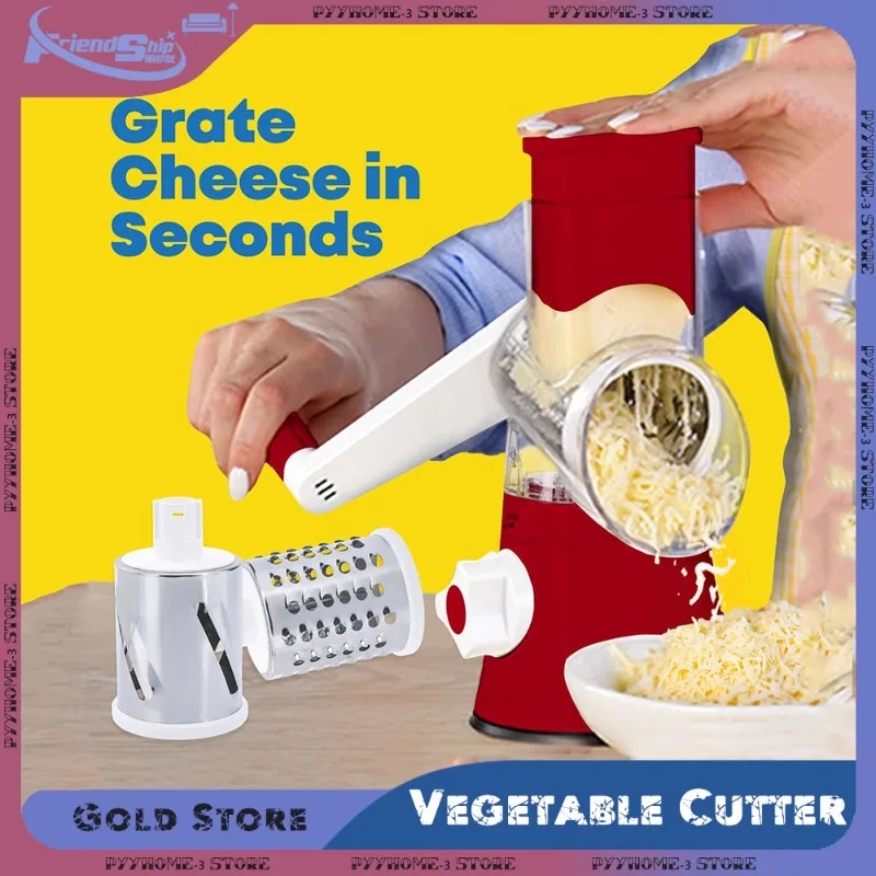 

Drum Vegetable Cutter Hand Crank Roller Chopper Kitchen Potato Shredder Vegetable Cheese Garlic Grinder Kitchen Cooking Tools