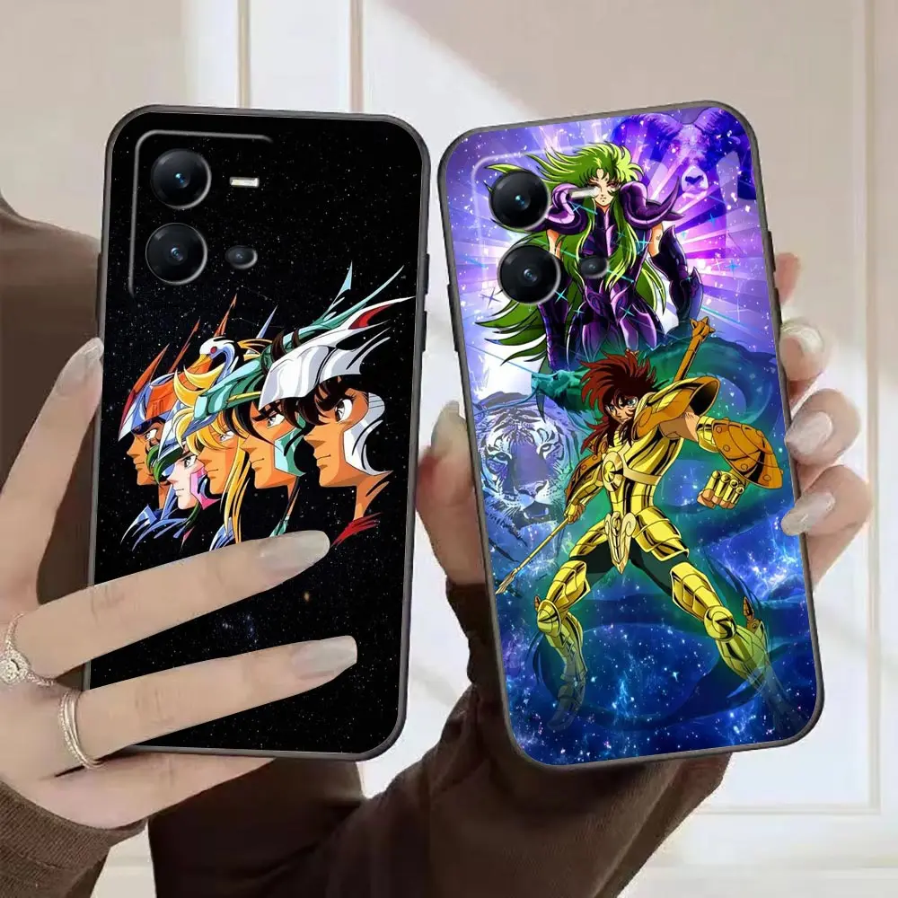 S-Saint Seiya Hades Santuario Phone Funda Case For VIVO X90 X80 X70 X60 X50 X30 X23 V29 V27 V25 V23 V23E V21 V21E V20 Case Shell