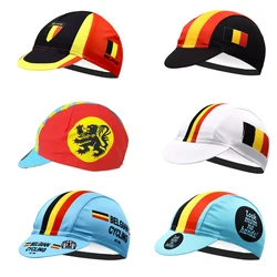 Klassische Retro Belgien Radsport kappe Sommer atmungsaktive Racing MTB Fahrrad hut