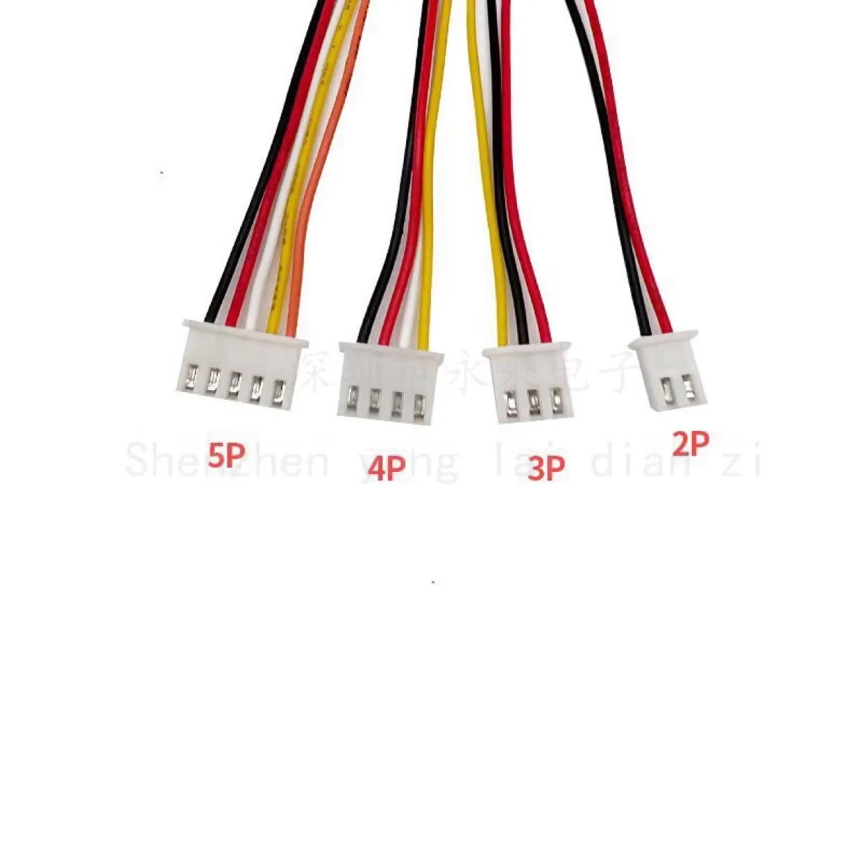 JST XH2.54mm Pitch Color Wire Cable Connectors 22AWG Line Electronic Wire 100mm/200mm/300mm/400mm/500mm Various Pin Options Avai
