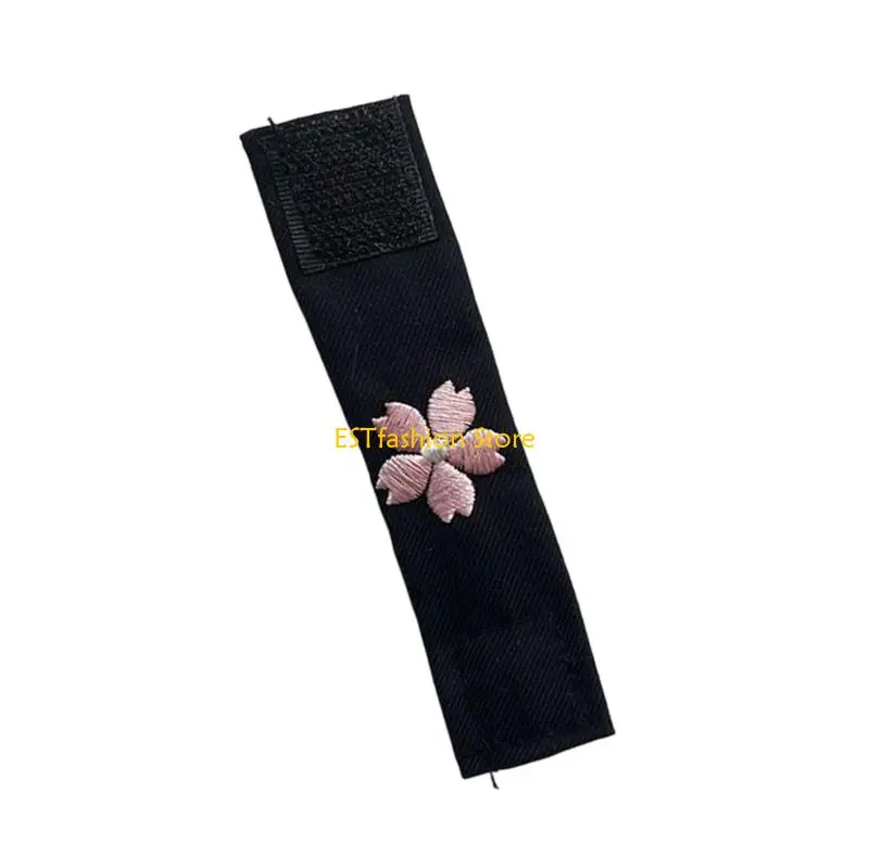 Y5GC Triangular Necktie Scarf With Quick Release Clasp For Men Women Polyester Accessory