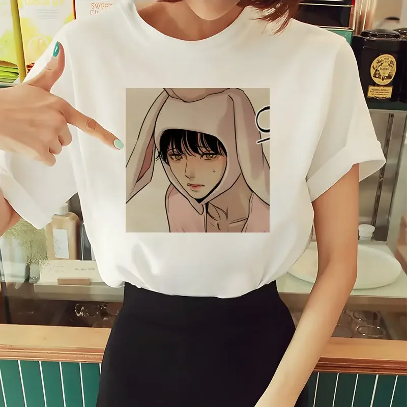 Painter of The Night T-shirt for Women Short Sleeve Ladies Tops Anime Cartoon T Shirt for Male Printed White T Shirt Women Tees