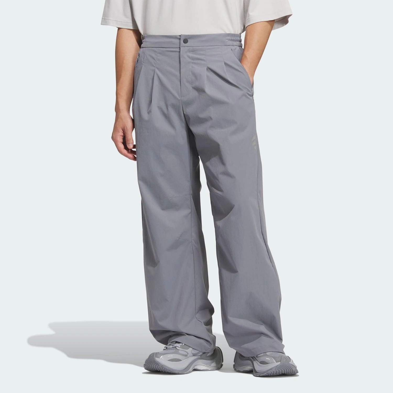 

Adidas genuine 2025 Summer Men's Woven Loose Minimalist Sneakers KH1468