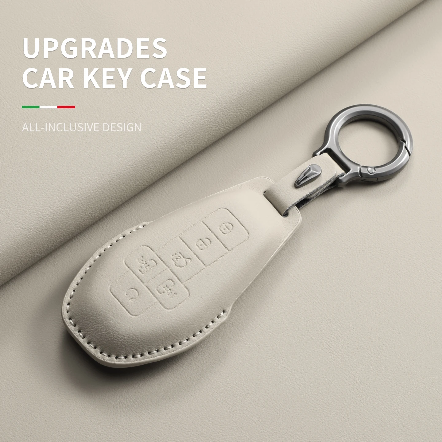 حافظة مفاتيح السيارة غطاء لـ DENZA D9 EV DM N7 N8 الأصلي لون السيارة الجلدية السيارات عن بعد المفاتيح غطاء قذيفة مقبلات اكسسوارات