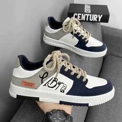 2023 NEW Men Casual Shoes Platform Casual Sneaker Lace Up Trainers Student Sneaker Men's Vulcanized Shoes Повседневные кроссовки