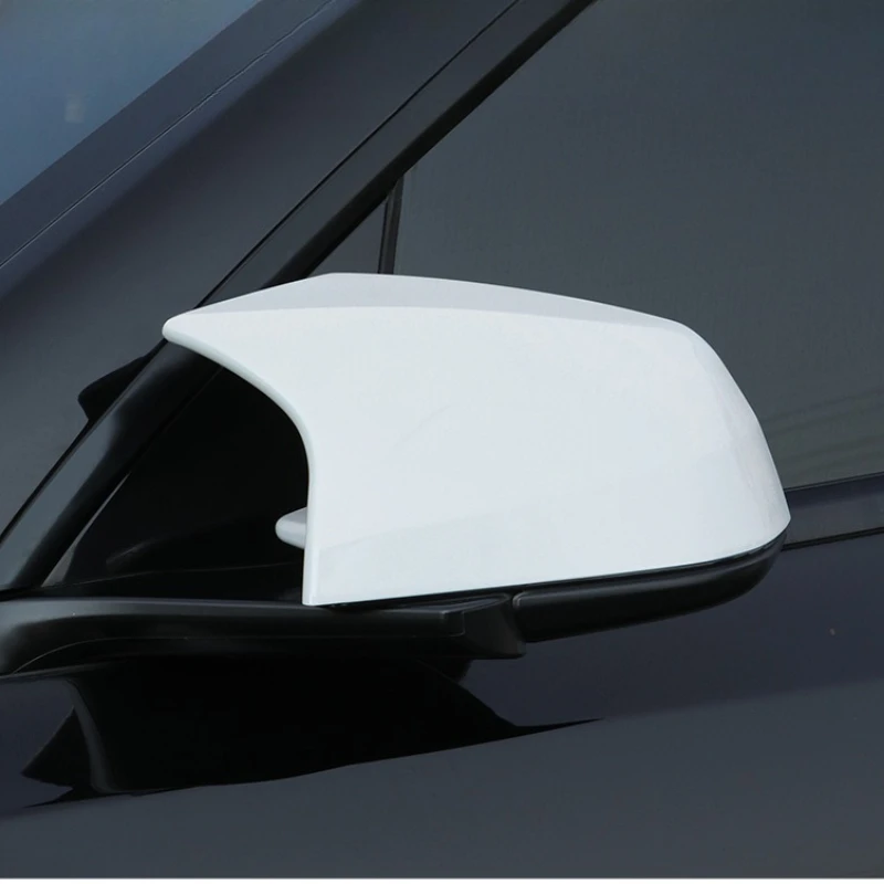 

Крышка зеркала заднего вида для Tesla Model Y 2021-2024 Bull Horn, защитный корпус зеркала заднего вида, аксессуары для модификации автомобиля Cyber
