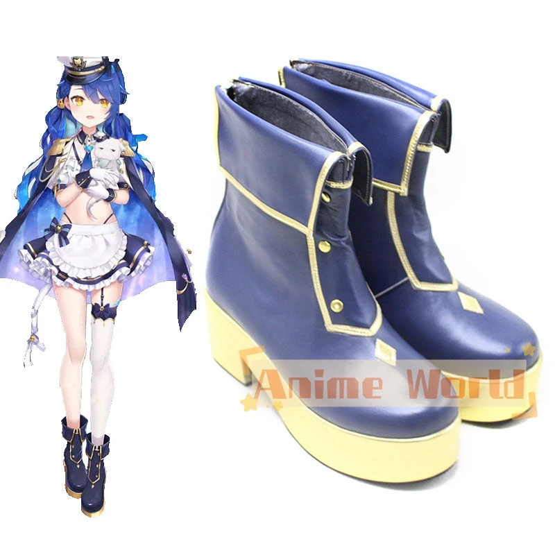 Amamiya Kokoro Militäruniform Maid Cosplay Schuhe Halloween Karneval Stiefel Nach Maß