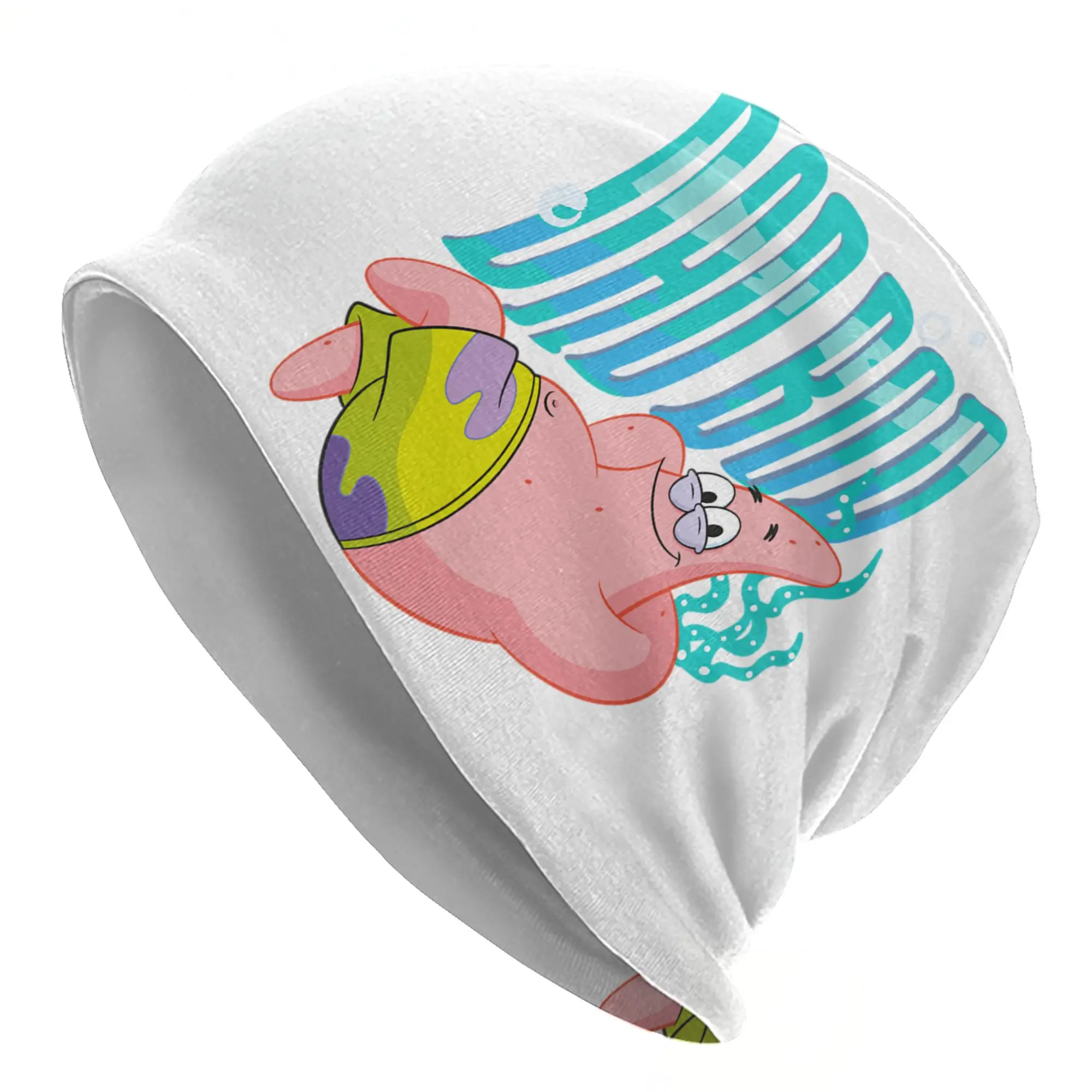 Spongebobed Caps  Casual Unisex Street Skullies Beanies Hat Spring Warm Thermal Elastic Bonnet Knitting Hats