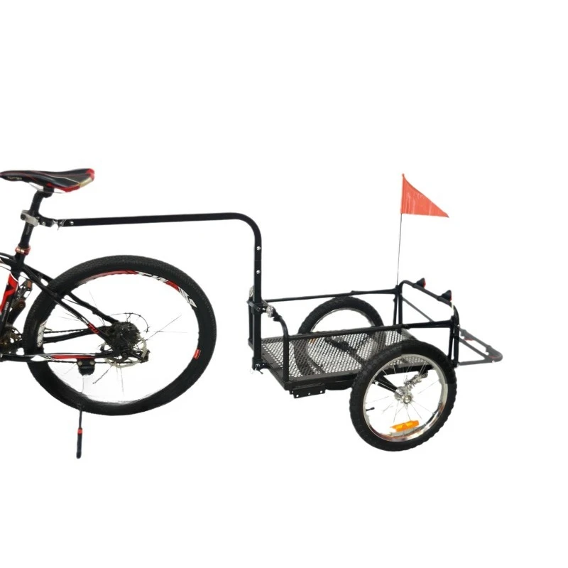 

Simple iron cargo bicycle trailer/electric vehicle trailer, durable camper folding car